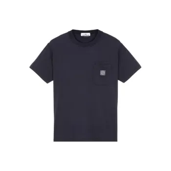 STONE ISLAND T Shirts Men Dark Blue