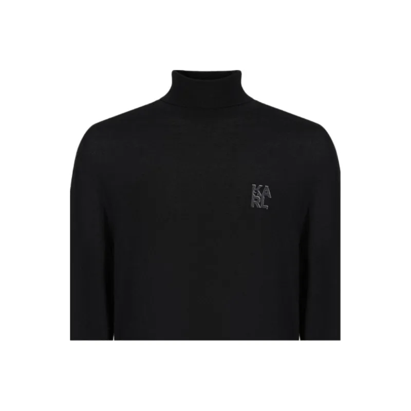 KARL LAGERFELD FW24 Sweater Men's Black-4