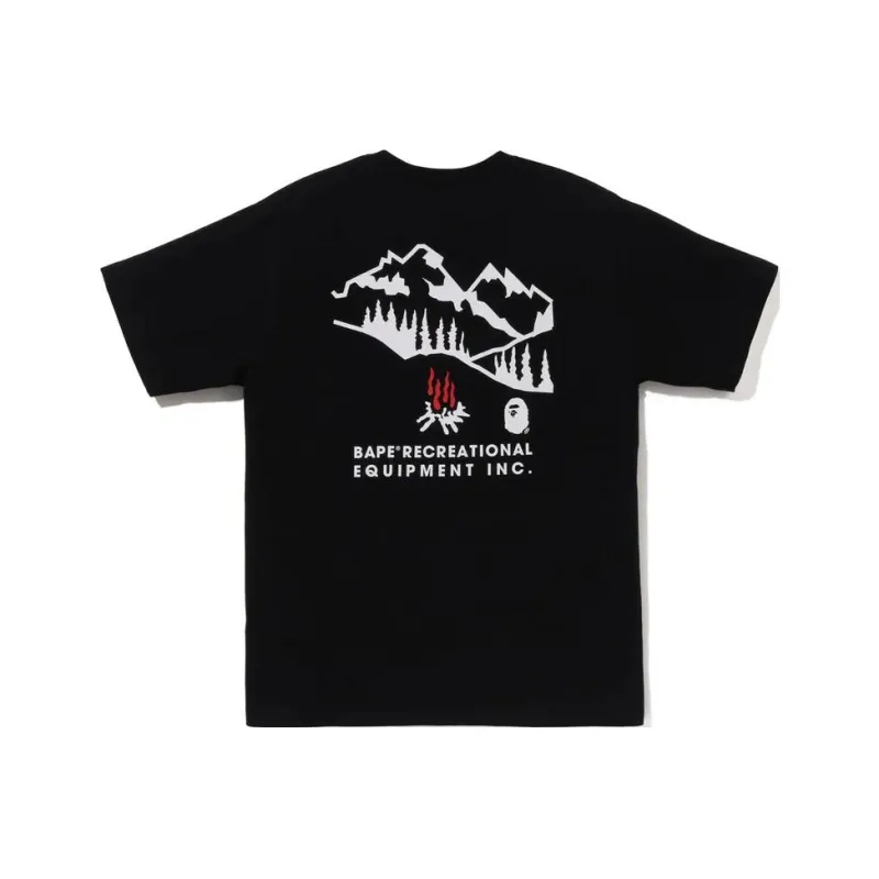 A BATHING APE Head One Point Tee-0