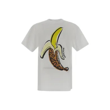 PALM ANGELS Leopard Banana Classic T Shirt