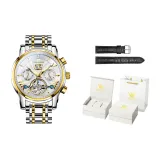 Steel Band White Dial