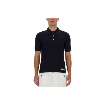 BALMAIN Pb Straight Hem Polo Shirt