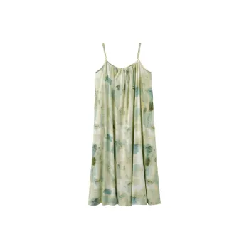XIAFENYAN Nightgown Women's Green