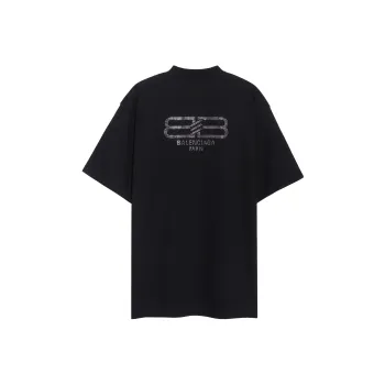 Balenciaga Bb Paris Medium Fit T Shirt