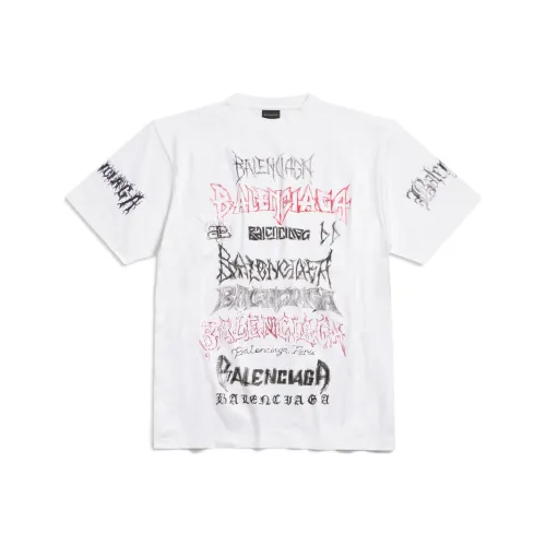 Balenciaga SS24 T Shirt Loose Fit Style Men's White