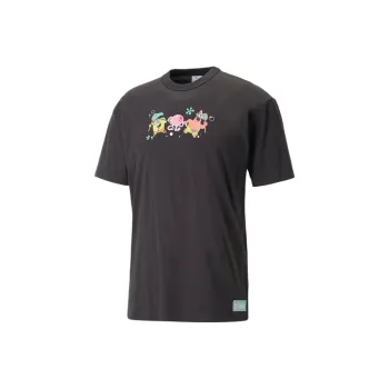 PUMA X SPONGEBOB T Shirts Unisex Black