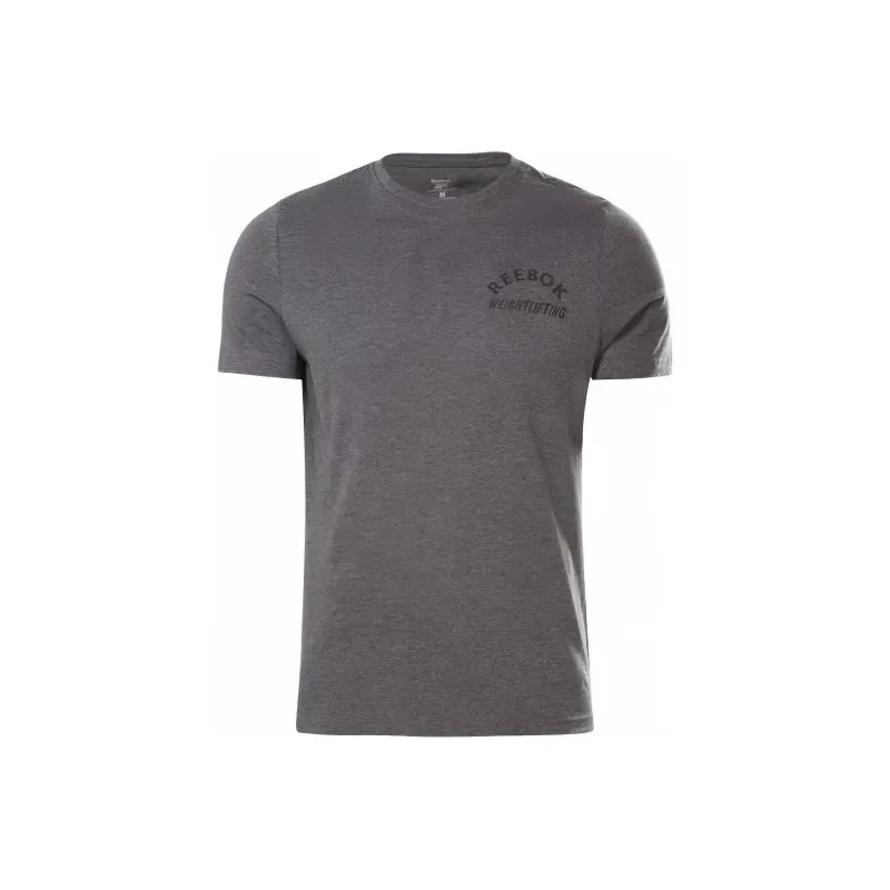Reebok Weightlifting Tee T-Shirt Men's Gray-0