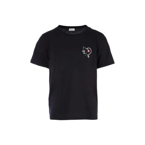SAINT LAURENT T Shirts Men Black