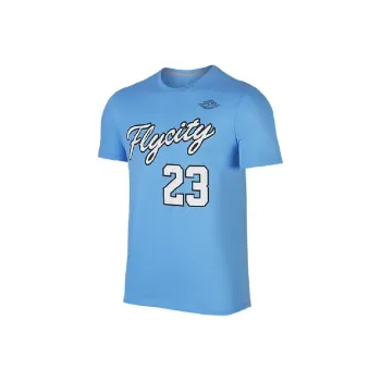 JORDAN Fly City T Shirts Men Blue