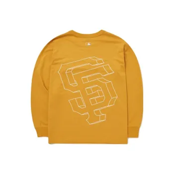MLB T Shirt Unisex Mustard Yellow