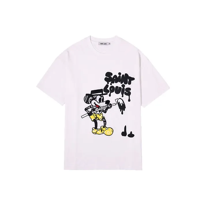 SSSAINT LOUIS T Shirts Unisex White-0