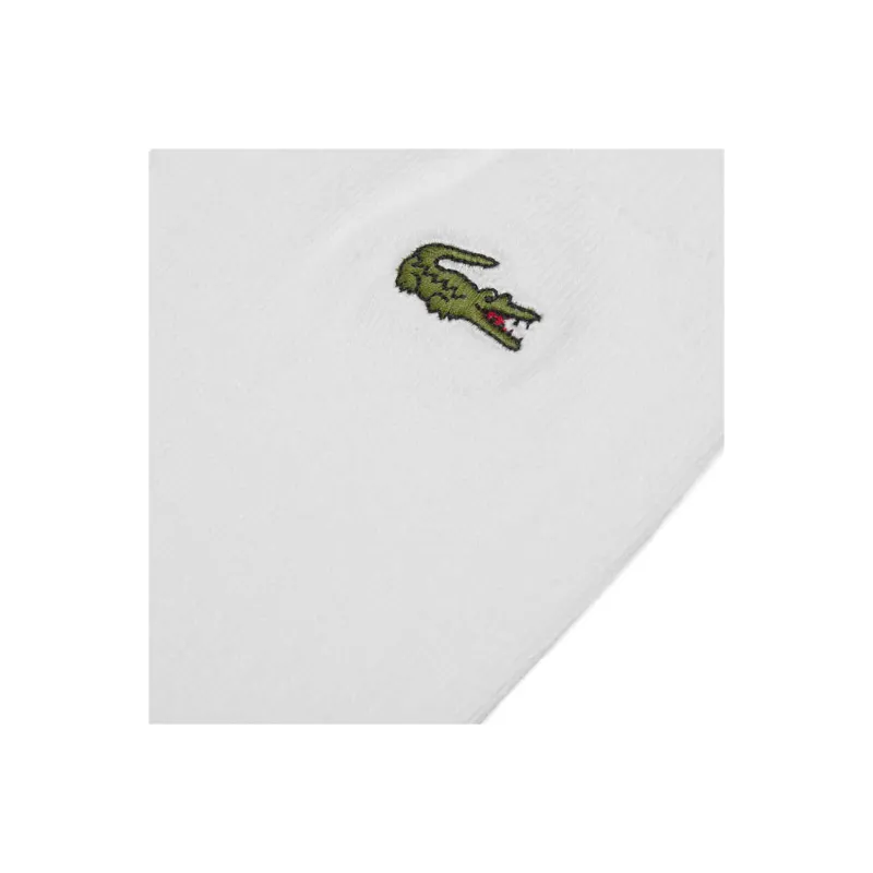LACOSTE Mid Calf Socks Unisex 3 Pack White-2