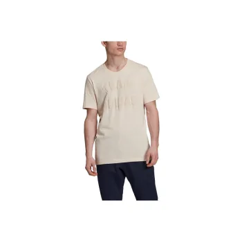 Adidas Drop Shoulder Sleeve T Shirt Men's Linen Brown