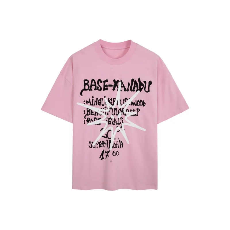 B.X T-Shirts Unisex Pink-0