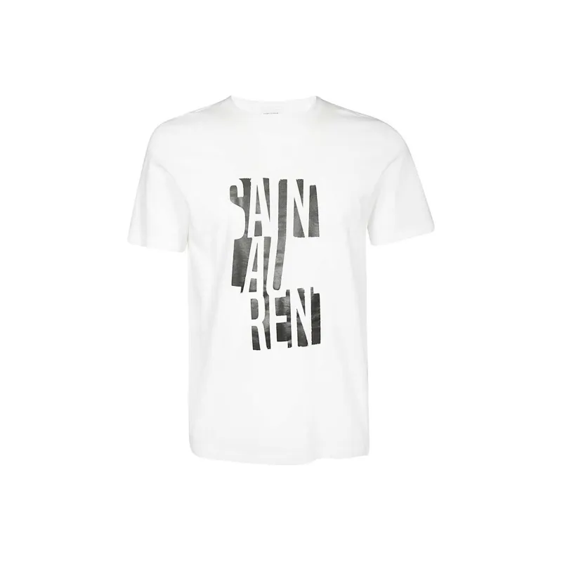 SAINT LAURENT T Shirt Unisex White-0