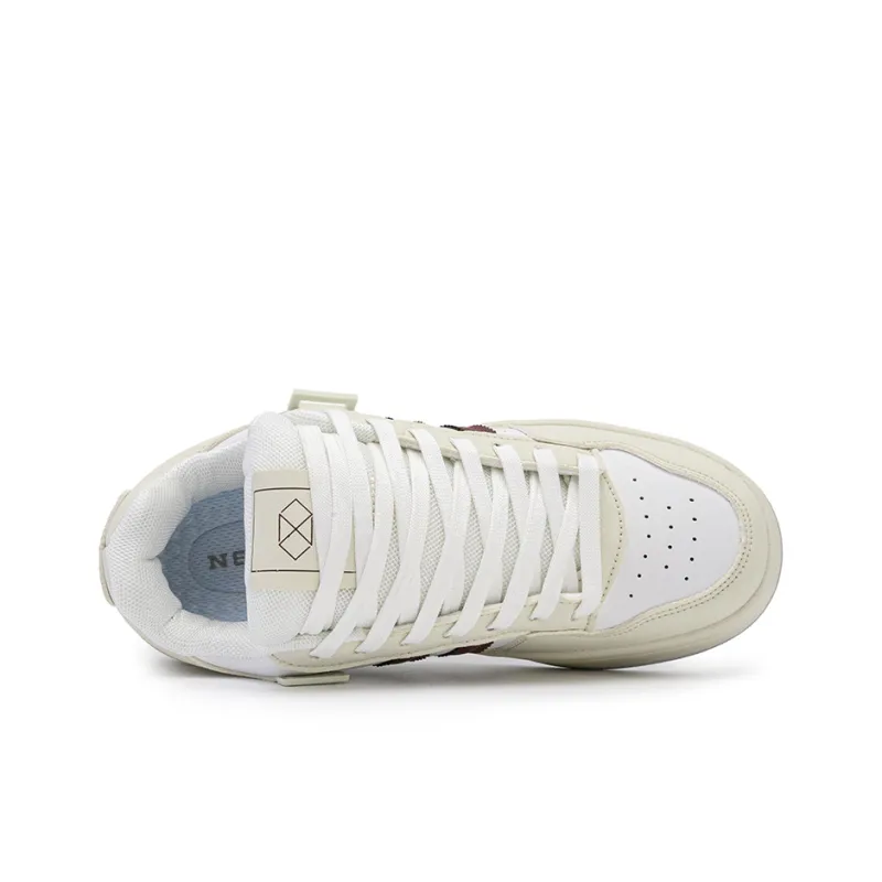 N6K8 Anti Slip Wear Resistant Low Top Skateboard Shoes Unisex Blue Plaid-28