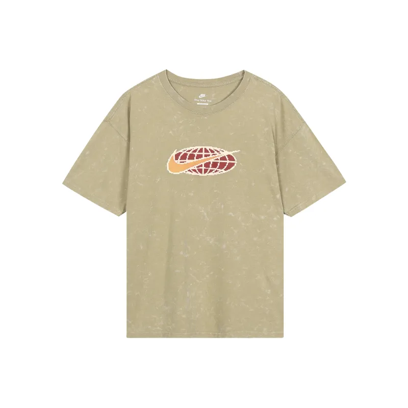 Nike Drop Shoulder Sleeve T-Shirt Men's Gray-0