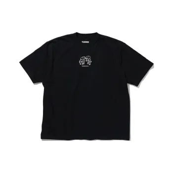 Beams x Sabukaru Online X PLEASURES T T-Shirt Men's Black