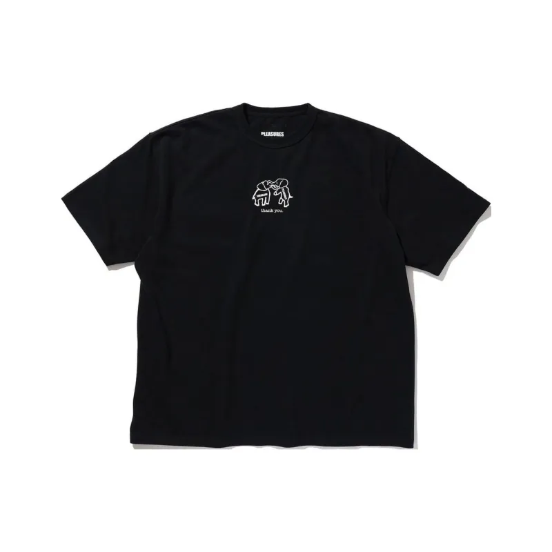 Beams x Sabukaru Online X PLEASURES T T-Shirt Men's Black-0