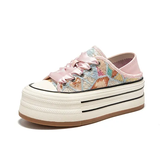 FIVE PLUS Low-Top Skateboard Shoes Women's-7