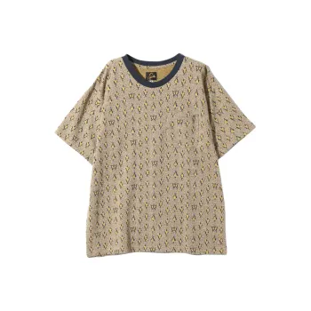 Needles T Shirts Unisex Beige