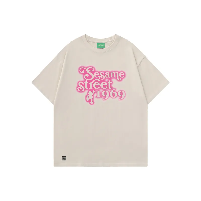 SESAME STREET Drop Shoulder Sleeve T Shirt Unisex-8