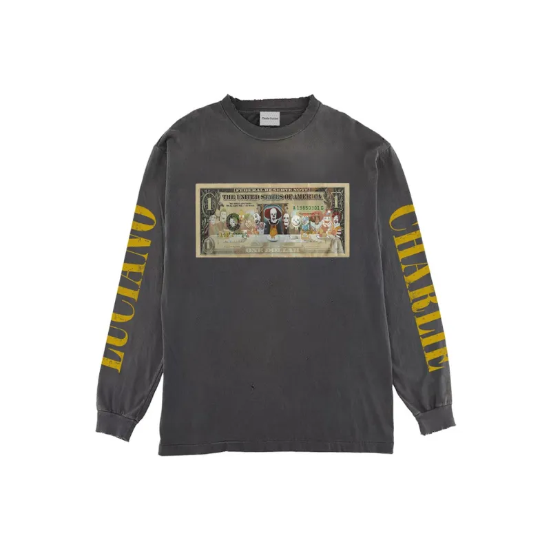 Charlie Luciano T Shirt Unisex Dark Gray-0