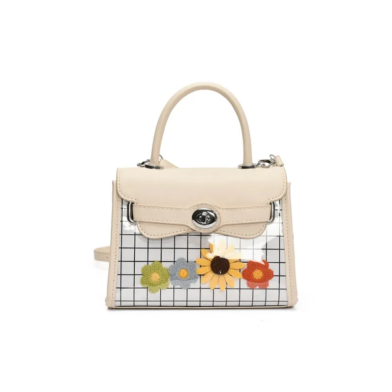 Yalu PU Shoulder Bag, Crossbody Bag, Handbag Women's Black/Pink/White-14