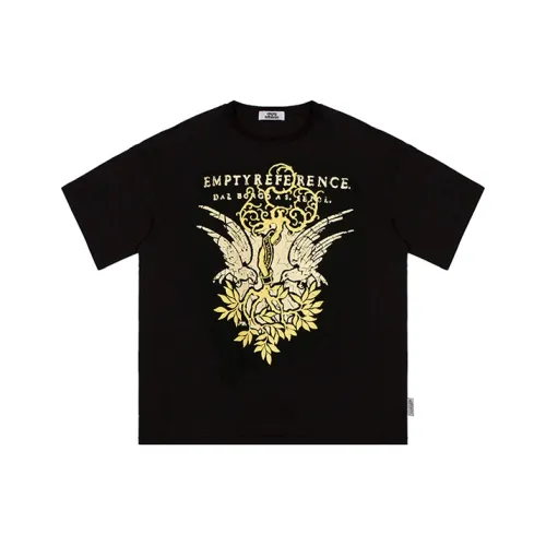 EMPTY REFERENCE T Shirts Unisex Black