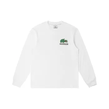 LACOSTE x Minecraft SS22 T Shirt Unisex White