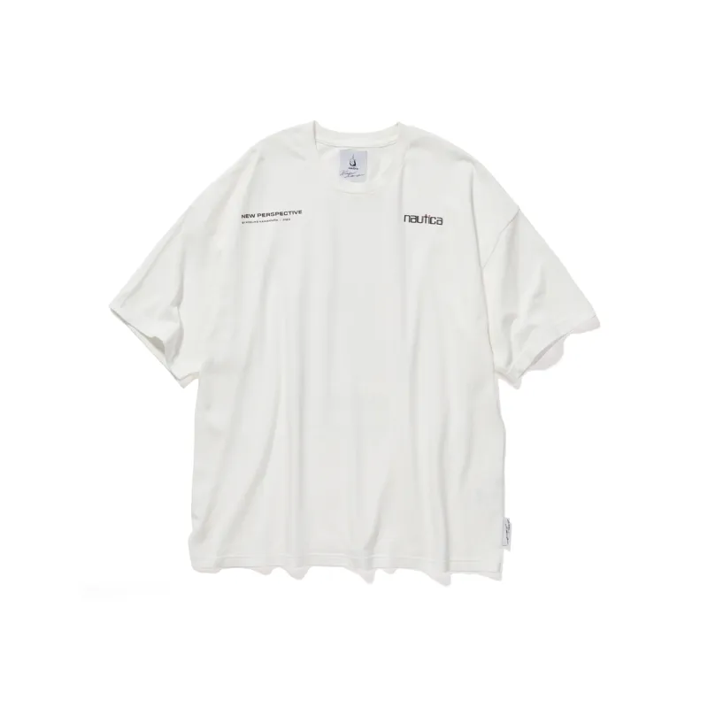 Nautica White Sail T Shirt Unisex-0