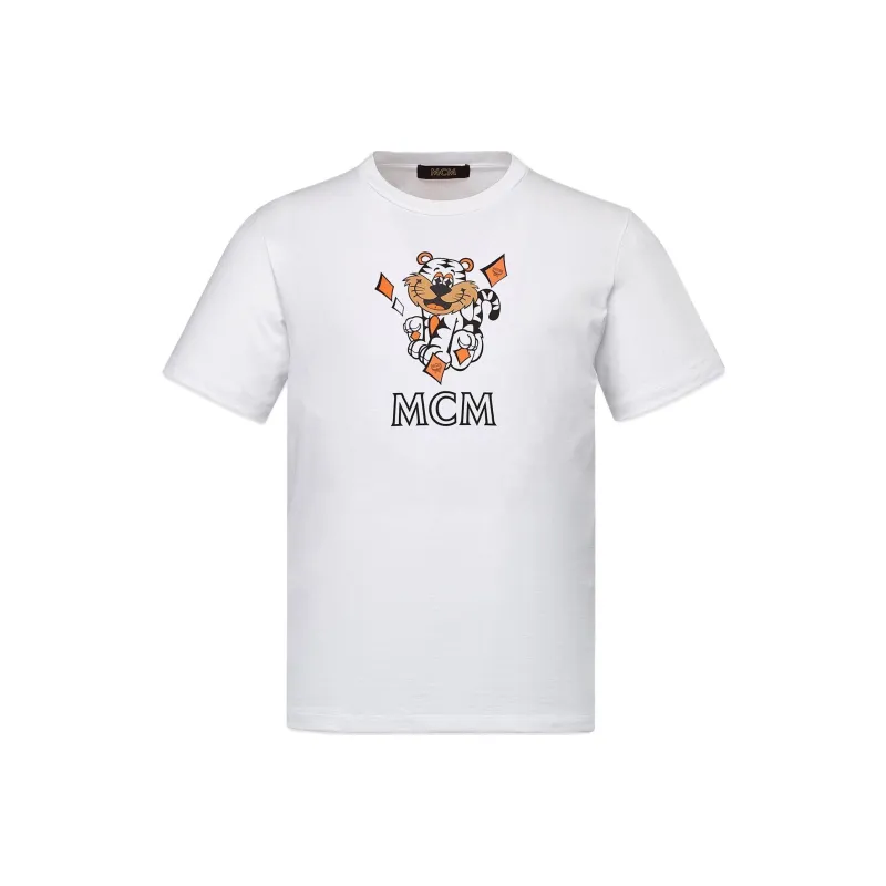 MCM T Shirts Men White-0