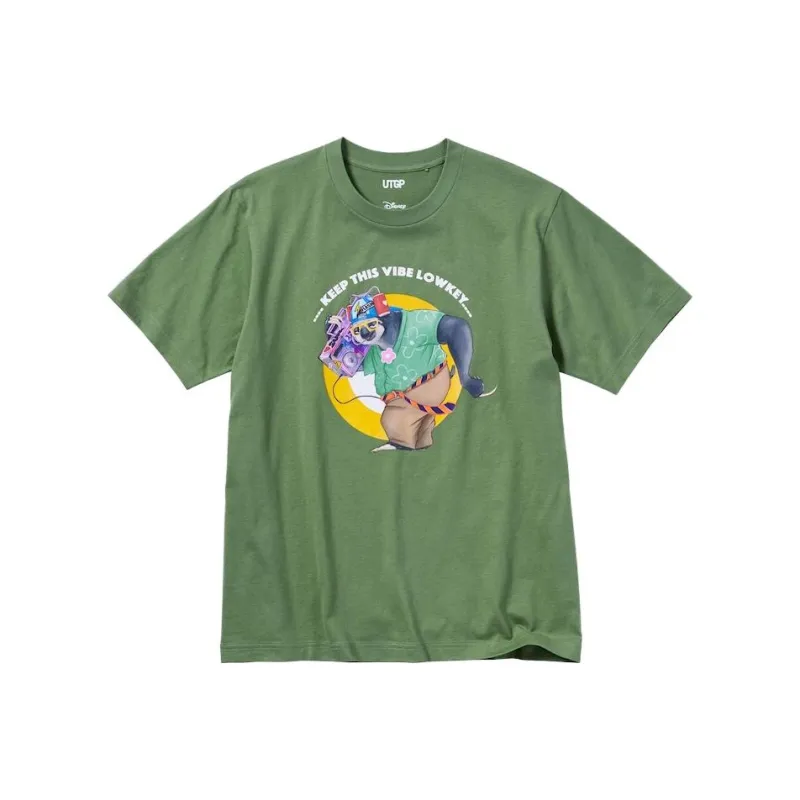 Disney X UNIQLO X Disney Co branded SS23 T Shirts Unisex Green-0