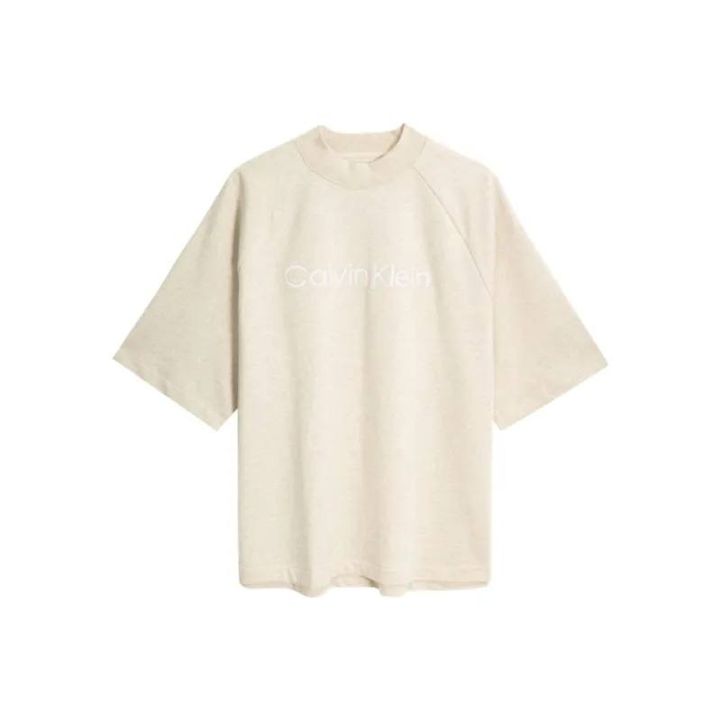 CALVIN KLEIN T Shirt Men's Pink White-0