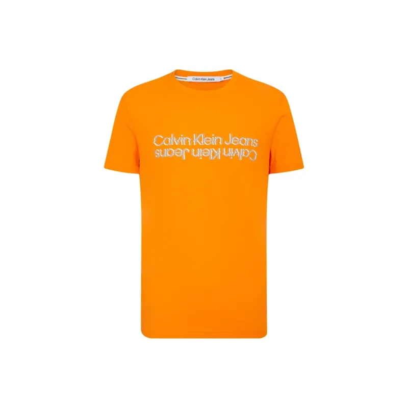 CALVIN KLEIN T Shirt Men's Orange-0