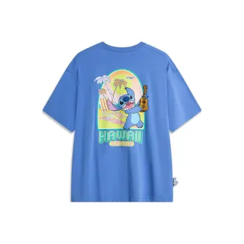 LiNing x Disney T-Shirt Men's Iris Blue