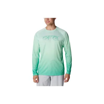 Columbia PFG Super Terminal Tackle™ T-Shirt Men's Green