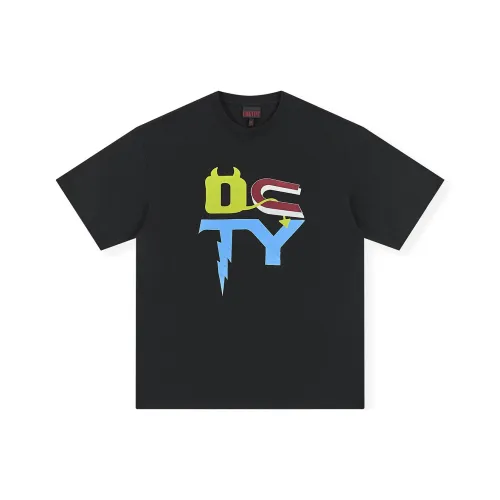 DICETINY T-Shirts Unisex Black