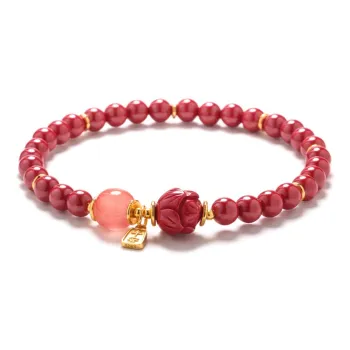 Phoenix Nirvana Reconstructed Cinnabar Bracelets Women's