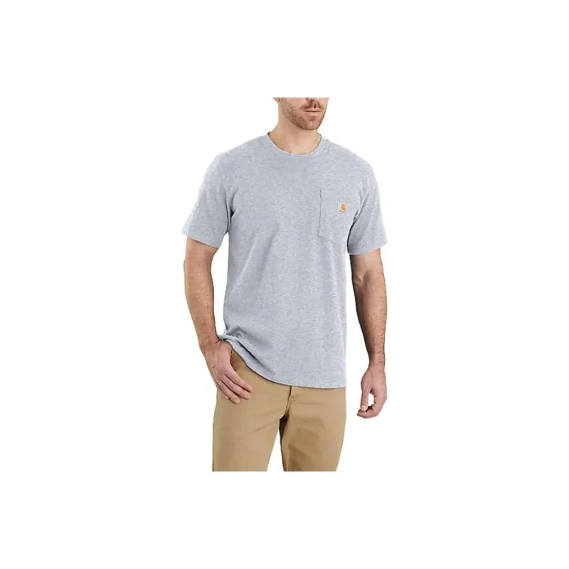 Carhartt 103296 HEAVYWEIGHT SHORT SLEEVE POCKET T SHIRT T Shirt RELAXED FIT Men's-10