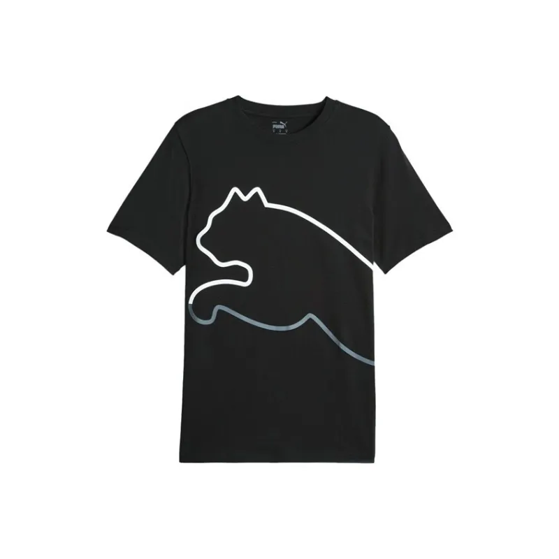 PUMA GRAPHICS T Shirts Men Black-0