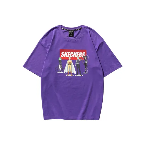 Skechers x YIQUANCHAOREN T Shirt Unisex Coral Purple