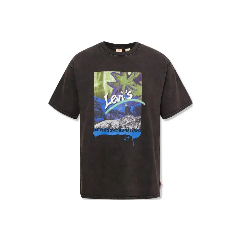 Levis T Shirts Men Black-0