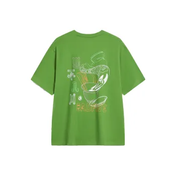 LiNing Badfive T Shirt Unisex Oil Pine Green