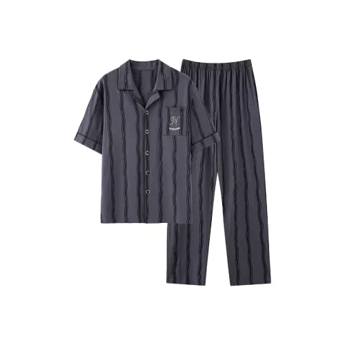 MADALLO Pajama Set Men's Dark Gray