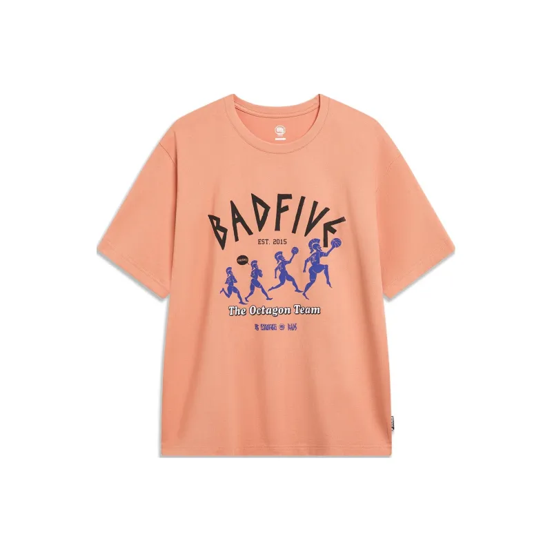 LINING T Shirts Men Sunset Glow Orange-0