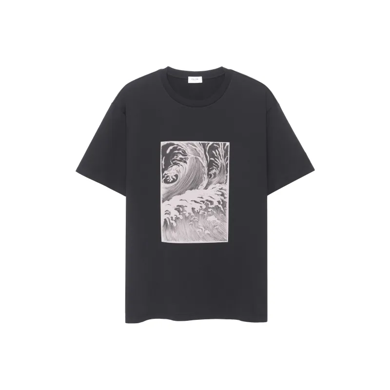 CELINE SS23 T Shirt Men's Black-0