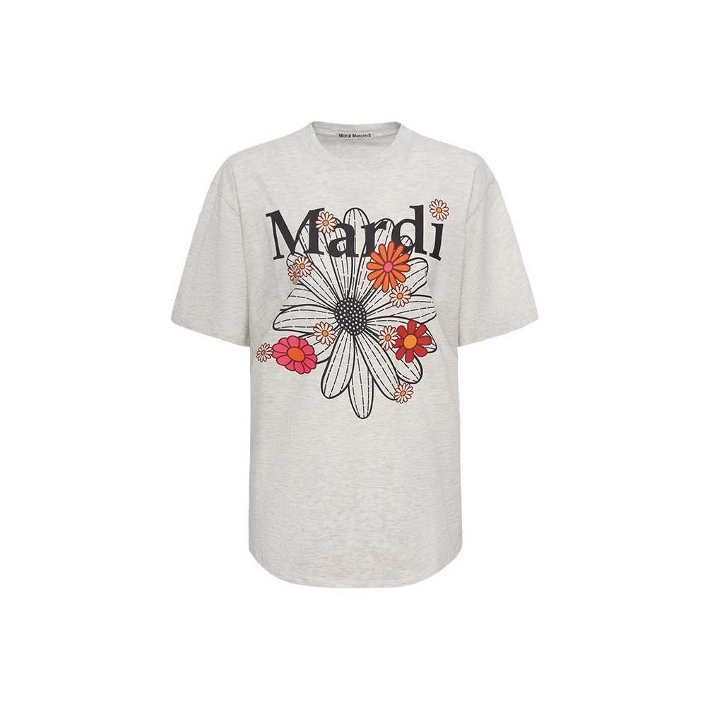 ●Mardi Mercredi●UNISEX TSHIRT TURNTABLE LOGO_WHITE UNISEX TSHIRT MARDI MERCREDI | TW RECORDS_WHITE - MARDI MERCREDI