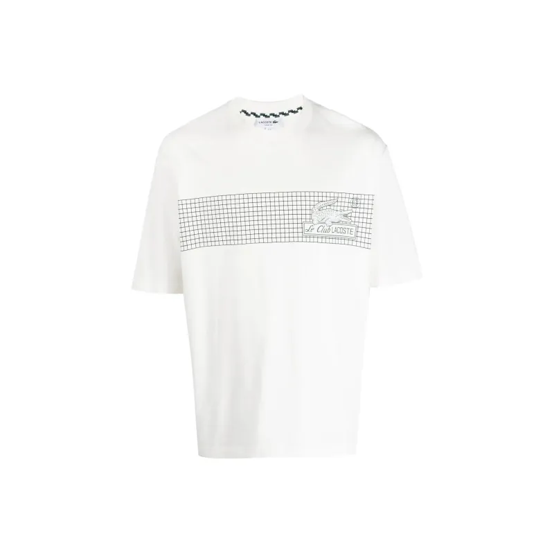 LACOSTE T Shirts Men White-0