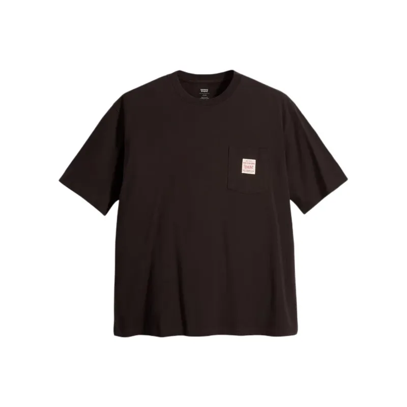 Levi's Short Sleeve Workwear T Shirt T Shirt Men's Black-0